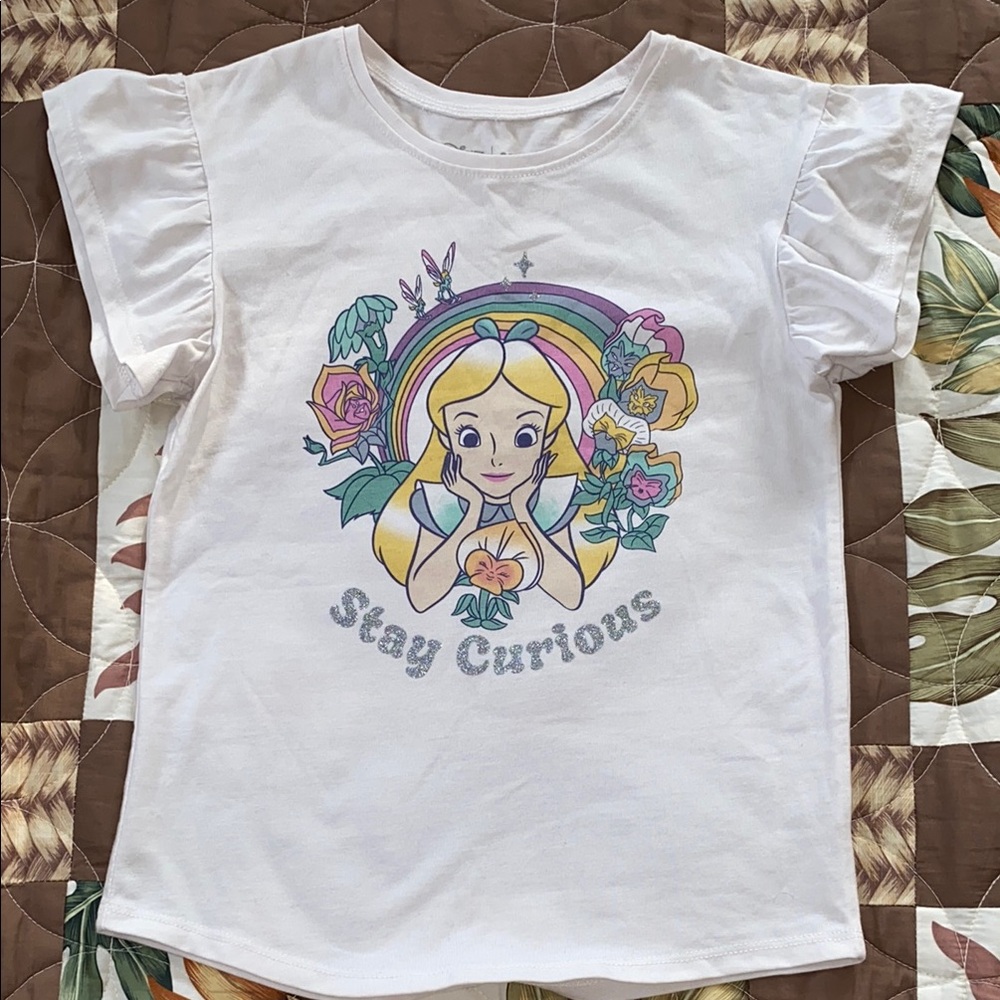 Alice in wonderland graphic tee